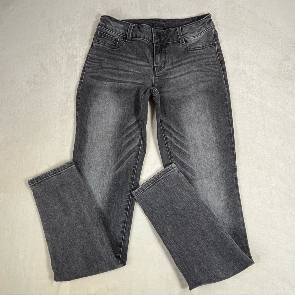 Maurices Women's Charcoal Skinny Jeans Size S Regular Stretch